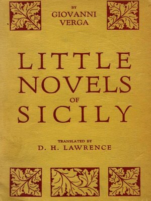 cover image of Little Novels of Sicily